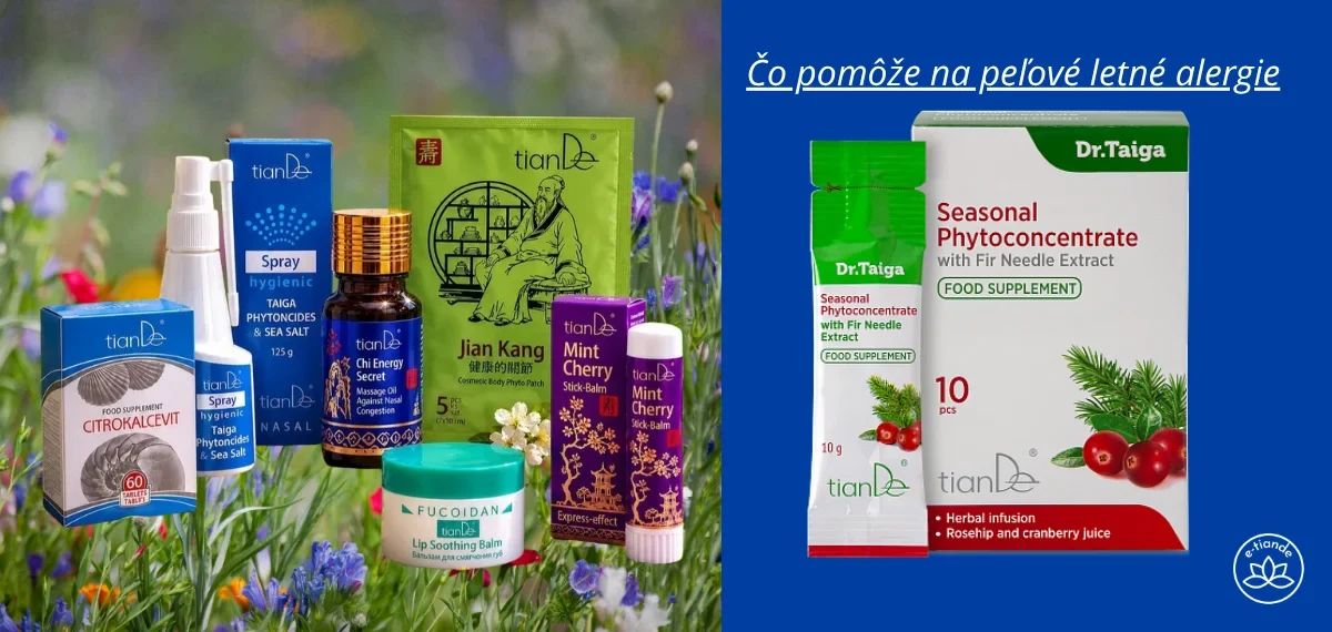 Prírodné produkty na peľovú alergiu – komplexná podpora od Tiande